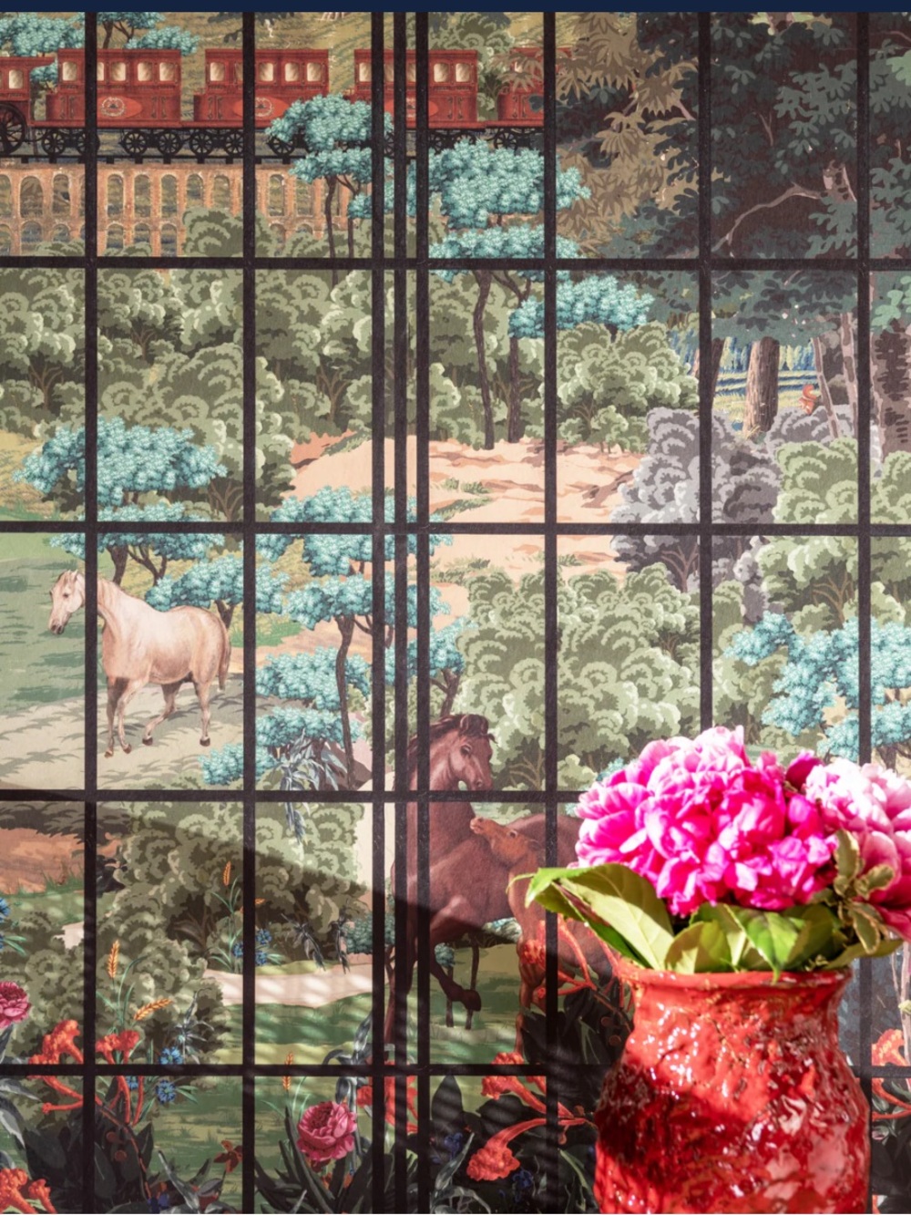 Anthropologie x MINDTHEGAP The Station View Landscape Wallpaper Mural